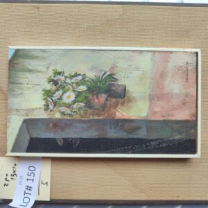 Original Oil Painting By Listed Artist Jose Samano "Macetas"