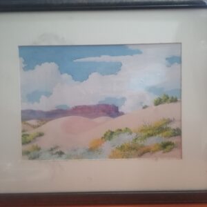 Listed Artist Earl Hammock (United States, 1896 – 1971) Watercolor Painting