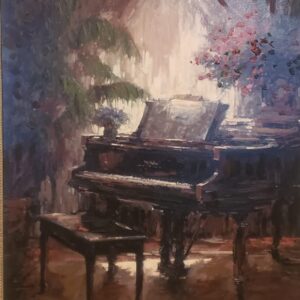 Stephen Shortridge - United States Morning Prelude 2002 - Embellished Giclee on Canvas