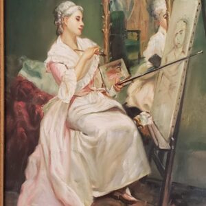 Listed Artist R. Mario Signed Painting.